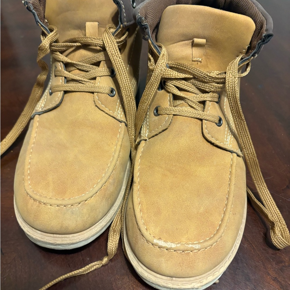 Boys’ Tan Casual Boots